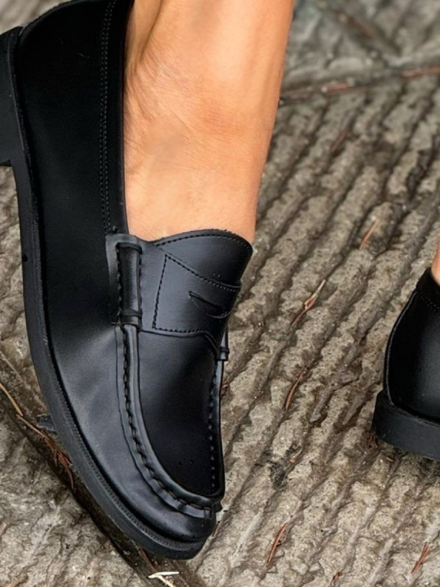 Loafers black uni