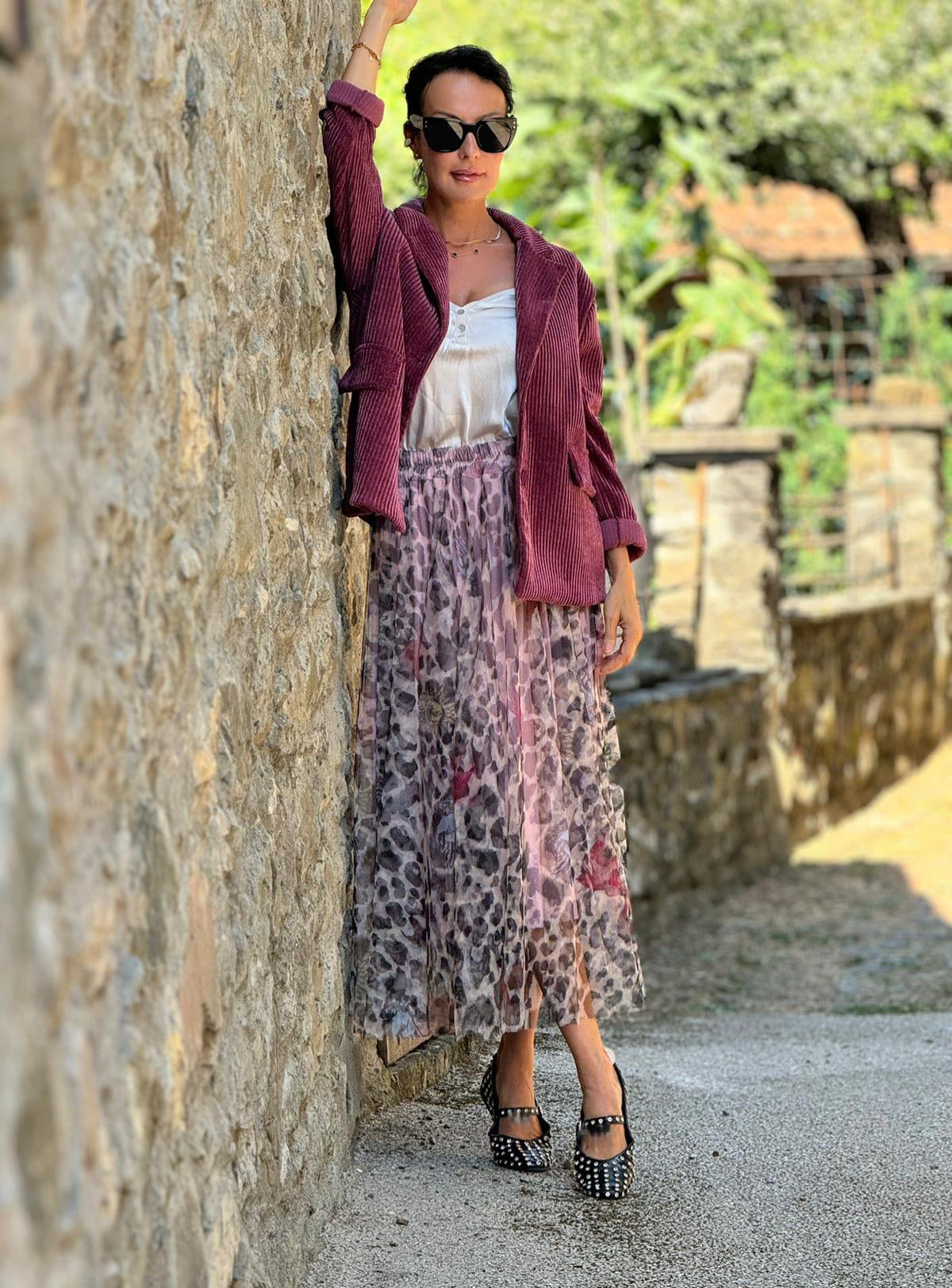 Blazer Corduroy Pink