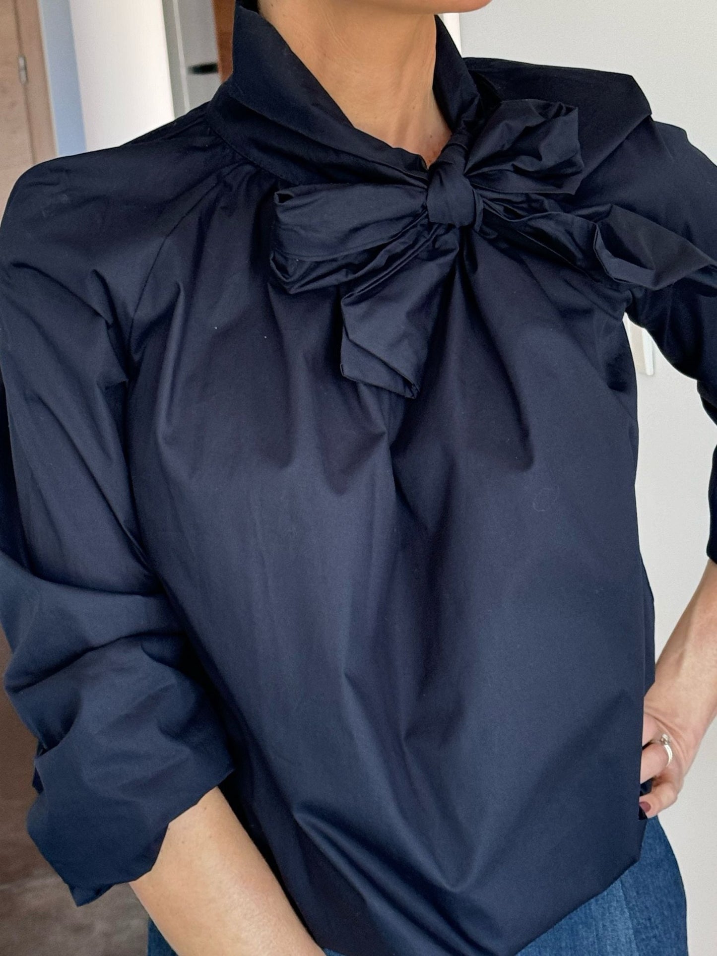 Blouse Styliz bowl dark blue